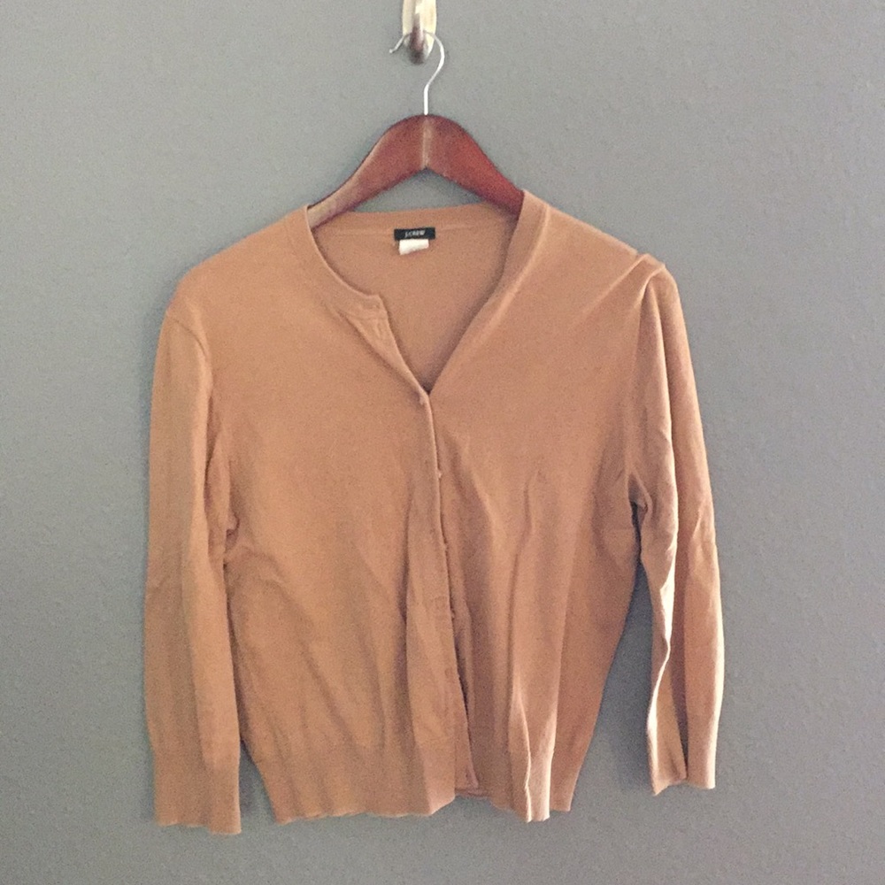 J. Crew Jackie cardigan - tan